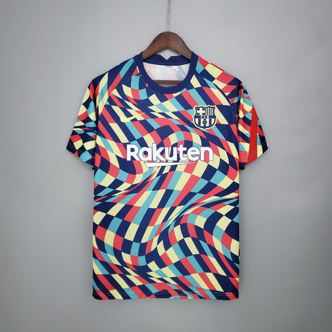 Camisa Camuflada do Barcelona 2021/22 - Treino