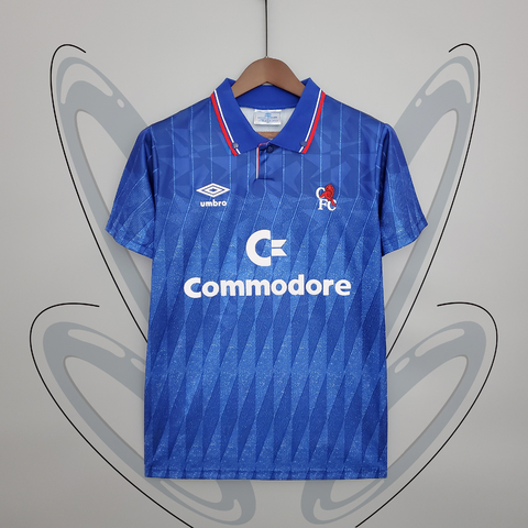 Camisa Home do Chelsea 1989/91 - Retrô