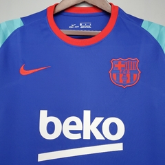 Camisa Azul do Barcelona 2021/22 - Treino - loja online