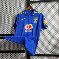 Camisa da Seleção Brasileira Polo Azul 2022/23 na internet