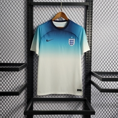 Camisa da Inglaterra Branco e Azul 2022/23