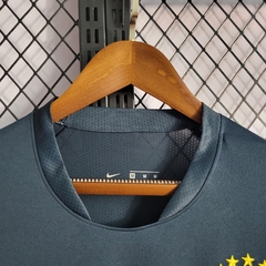 Camisa da Seleção Brasileira Verde Escuro 2021/22 - Treino