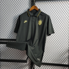 Camisa da Seleção Brasileira Preto e Dourado 2022/23 - Polo na internet