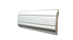 Contramarco moldurado N.126 (8 x 44 mm) laca blanca