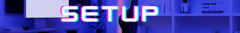 Banner da categoria Setup