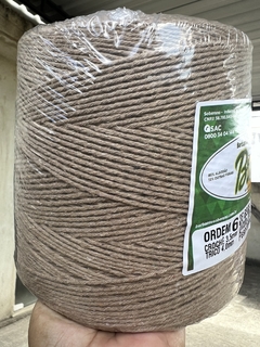 Barbante BEGE Eco Brasil Número 6 cone de 1KG - ECO 36 - loja online