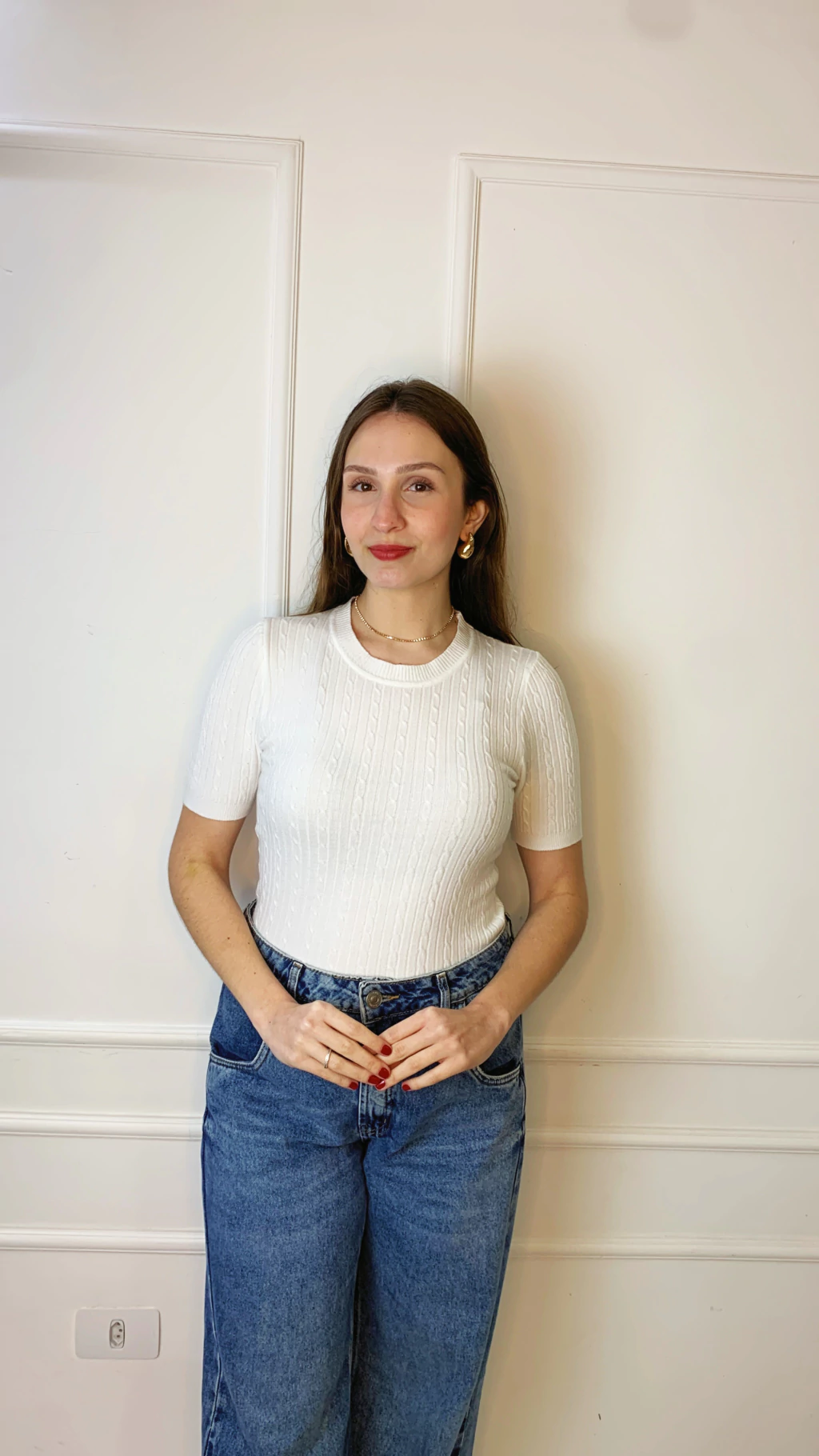 Blusa básica modal