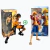 Kit 2 Bonecos 17cm Articulado Luffy + Portgas One Piece Heroes Action figure - UpVidaBoa