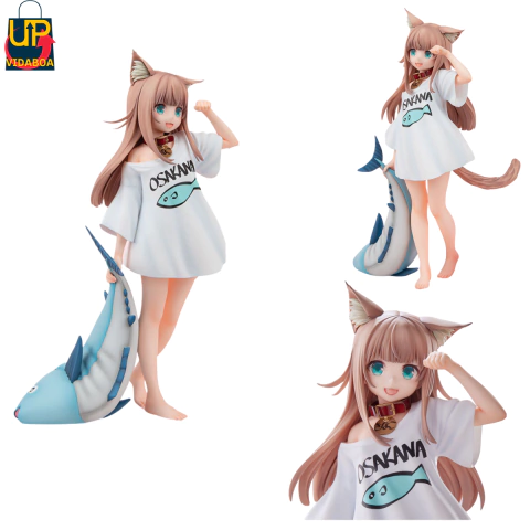 Boneco Spy Family - Menina Fofa com Peixe - Action Figure 17cm