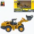 Trator com Retroescavadeira de Metal 1813 Huina com movimentos 1:60 - comprar online