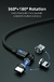 Fast magnetic cable support charging and data transmission Nylon Braided Data Ca na internet