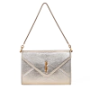 Bolsa Clutch Envelope Metalizada Alça De Mão Santa Lolla