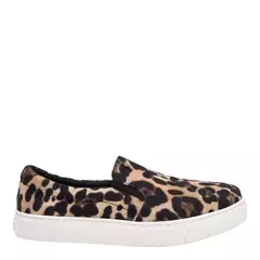 Slip On Aveludado Animal Print Estampa Onça Santa Lolla