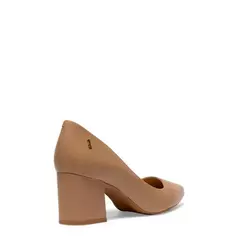 Sapato Scarpin Couro Salto Bloco Santa Lolla - Lojão Santa Cruz