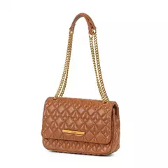 Bolsa Soft Matelassê Alça De Ombro Corrente Santa Lolla - Lojão Santa Cruz