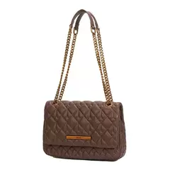 Bolsa Soft Matelassê Alça De Ombro Corrente Santa Lolla - Lojão Santa Cruz
