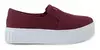 Tênis Slip On Santa Lolla Lona Plataforma