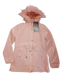 Jaqueta Parka Forrada Feminina Moda Inverno Byunna Com Capuz - Lojão Santa Cruz