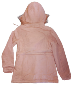 Jaqueta Parka Forrada Feminina Moda Inverno Byunna Com Capuz - loja online