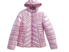 Jaqueta Puffer Feminina Metalizada By Unna na internet