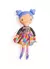 ALMOFADA AMIGAS FASHIONISTAS PRETO E AZUL - comprar online