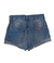 SHORTS BOYFRIEND COM BARRA DOBRADA E DETALHES EM LARANJA - DIMY CANDY - comprar online