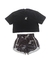 CONJUNTO T-SHIRT COM SHORTS NYLON ESTAMPADO - DIMY CANDY