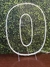 Número 0 Quente ou Frio 50cm Painel, Neon Led, Decoração - Comercial Luvi