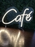 Painel Led Neon Cafe Letreiro Luminoso 45x30cm na internet