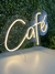 Painel Led Neon Cafe Letreiro Luminoso 45x30cm
