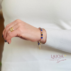 Pulseira Colors Cristal Azul