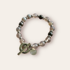 Pulseira Ágata Cinza Ayla