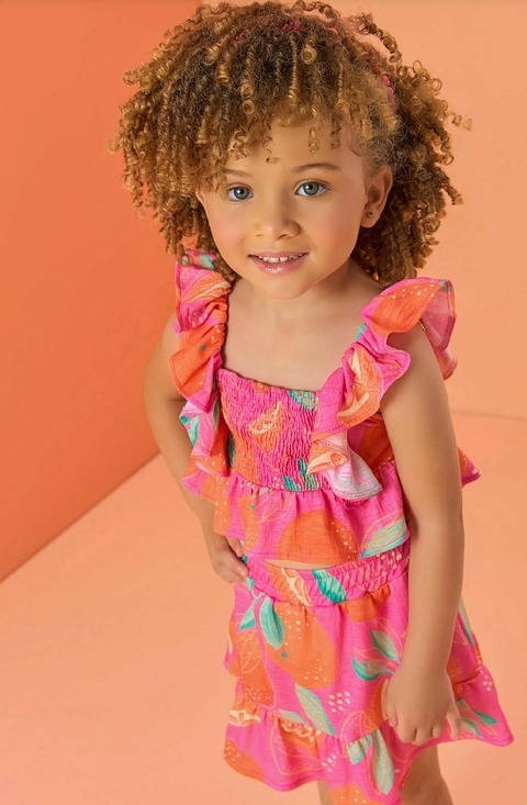 CONJ VERAO 2024 PINK ORANGE 000