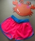 SHORT KIDS LETICIA ROSA FLUOR 38063