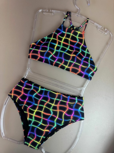 BIQUINI CROPPED TEEN SOFIA EST XADREZ COLOR 38324