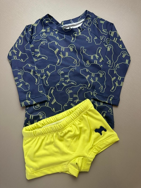 T-CONJ CAMISETA P.UV + SUNGA BOXER 25391