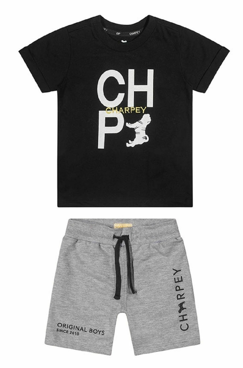 CONJ CAMISETA M.M/BERMUDA MOLETOM 26725