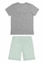 CONJ CAMISETA MEIA MALHA/BERMUDA SARJA 26736 - comprar online