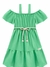 Vestido Verde ombro a ombro - Babaloo Store