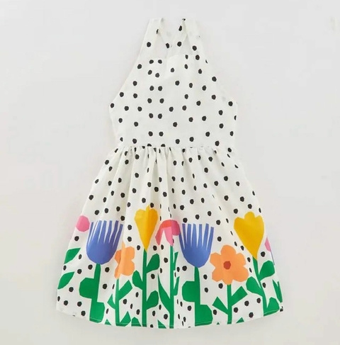 VESTIDO JARDIM RECORTADO FÁBULA