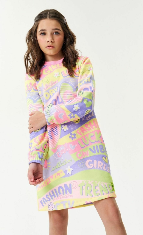 VESTIDO ML ROSA BARBIE