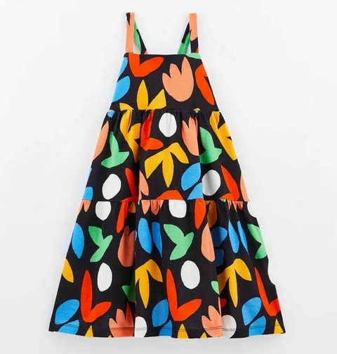 VESTIDO MALHA CAMUFLORES