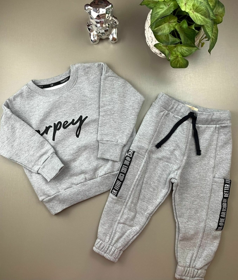 CONJ BLUSAO E CALÇA EM MOLETOM 28835