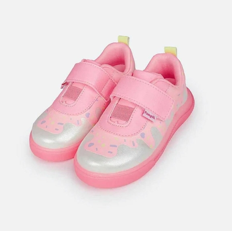TENIS POM POM ROSA NEON LUZ