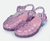 SANDALIA VALEN TRANSP/MIX ROXO