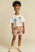BLUSA BOXY MC E SHORT LARANJA