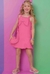 VESTIDO E BOLSA COM ELASTANO ROSA 1.76024