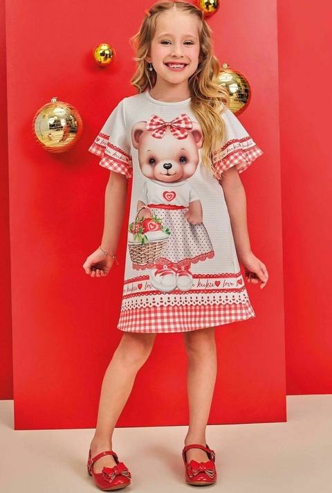 VESTIDO EM FLY TECH VERMELHO