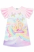 VESTIDO EM FLY TECH E TULE ROSA na internet
