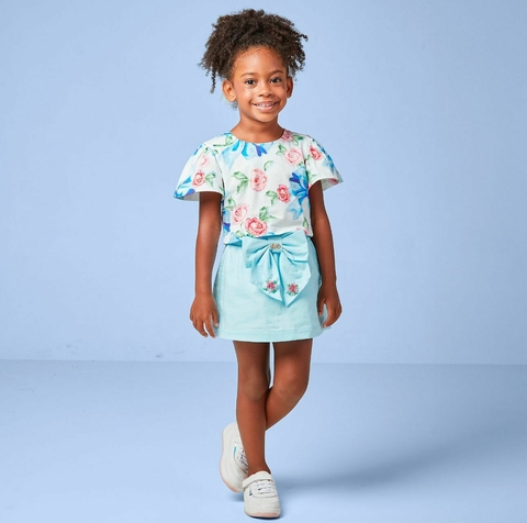 CONJ BLUSA E SHORT SAIA